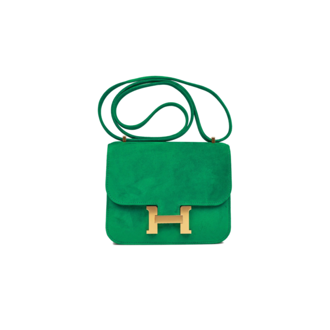 H**me5 master constance 18 cactus doblis suede gold hardware (18*15*4cm)